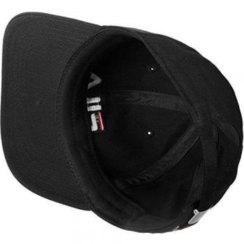 FILA Urban Basic Linear Logo Dad Cap - Black Unisex Snapback