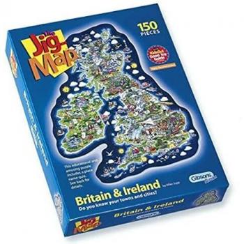 Puzzle Gibsons - Maxi - Gran Bretaña e Irlanda, 150 piezas XXL