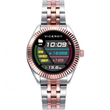 Viceroy Smartpro 41122-70 Reloj Inteligente para Mujer con Caja y Brazalete Bicolor de Acero