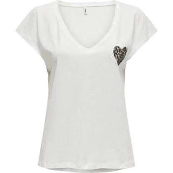 Only Nina Women's V-Neck T-Shirt