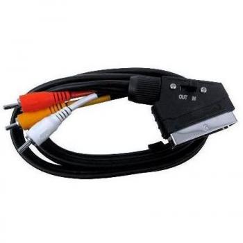 Cable Euroconector a 3 RCA para Audio/Video