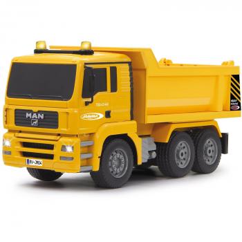 Jamara MAN Dumper Truck 1:20 RC Vehicle, Remote Control Toy (Alkaline, 2 x AA Batteries Required, 130mm Width, 180mm Height, 35.5cm Length, 1.06