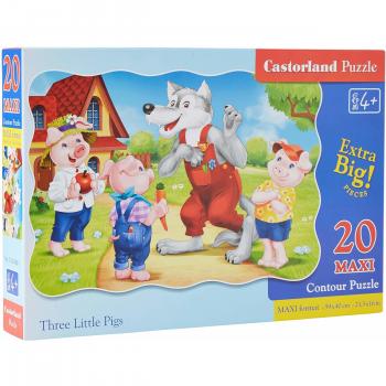 Castorland Three Little Pigs 20-Piece Maxi Puzzle