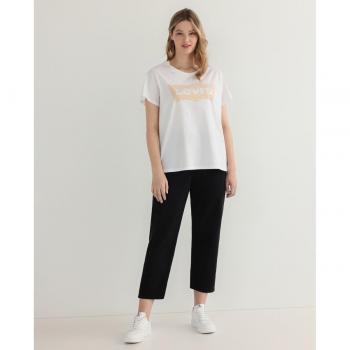 Levi's Plus - Vaquero de mujer 501® Crop recto lavado oscuro