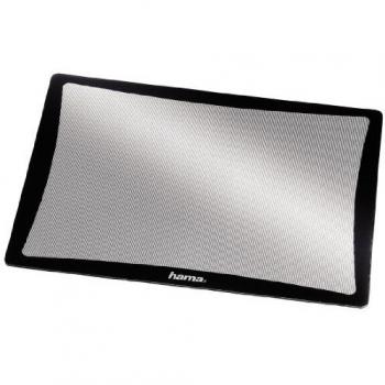 Alfombrilla de ratón óptica Hama - Antideslizante - Extra plana - 22 x 18 cm - Gris/Negro