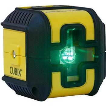 Stanley Cubix - Nivel láser de línea cruzada, color verde