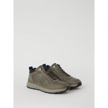 Björn Borg Men's Mid Sneaker PU H100 Grey, Size 42