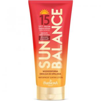Farmona Sun Balance Loción Protectora Solar Resistente al Agua SPF15, 150 ml