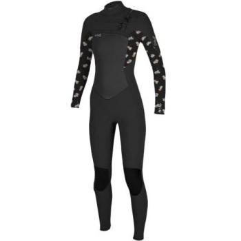 Oneill Wms Epic 5/4 Chest Zip Full Traje De Neopreno De Manga Larga Y Cremallera Pectoral