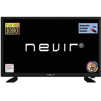 Nevir TV Led NVR-7708-22FHD2-N, 22 Pulgadas, Full HD, Adaptador 12V Coche