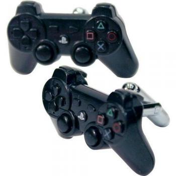 Numskull Manschettenknöpfe - Cufflinks Im Playstation Dualshock 3 Controller Design - Schwarz [Importación Alemana]