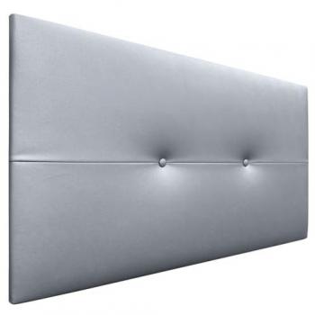 Cabecero Tapizado de Polipiel AQUALINE Pro Plata 90cm para Camas 70/80/90