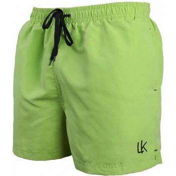 LK LEKUNI Bañador Hombre Pantalones de Playa con Forro con Cordón Traje de Baño Pantalón Ceñido_Verde_2XL