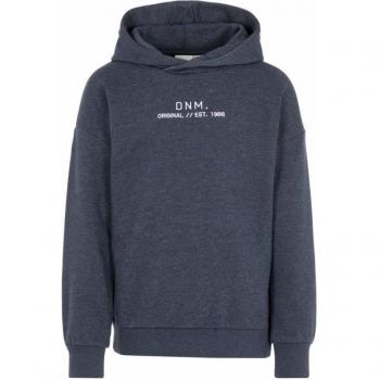 Name IT NOS Nkmleam Sweat WH BRU Noos Sudadera con Capucha, Azul