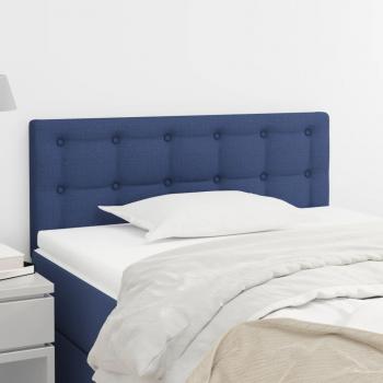 Cabecero de tela azul 80x5x78/88 cm Vidaxl Azul