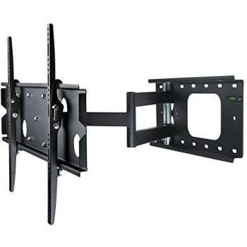 TV / Monitor Wandhalterung Einarm schwarz ausziehbar von 7,3cm bis 44cm schwenkbar, 12° neigbar für Philips 32 32PFS6401/12