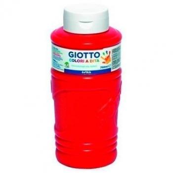 PINTURA DEDOS GIOTTO 750 ml ROJO