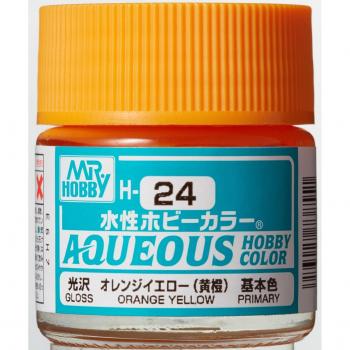 Pintura Acrílica Acuosa Naranja Amarillo 10ml - Mr. Color H-024
