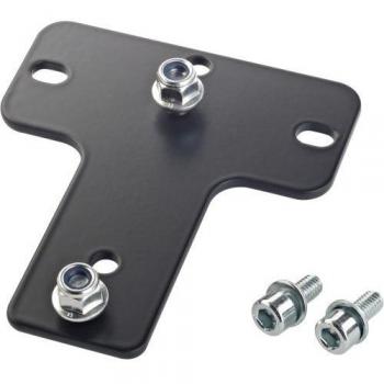 K&M 24359 Universal Speaker Stand Adapter Plate for Genelec 24471 Black