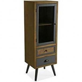 SuskaRegalos - Vitrina Retro de Madera MDF - 43x33x120,50cm