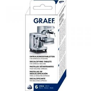 Graef 145618 - Pastillas antical para cafeteras espresso, 6 unidades