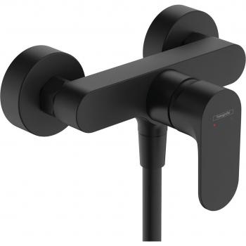 Hansgrohe Rebris S Mezclador Monomando de Ducha Visto, Negro Mate