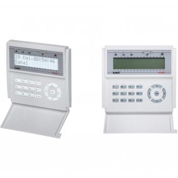 Teclado LCD de Seguridad Satel INT-KLCD-W con Retroiluminación Blanca