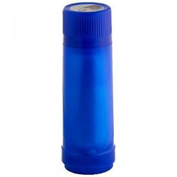 Botella Térmica Aislante de Plástico 0,75L - Conservación del Calor 24h - Negro/Plata