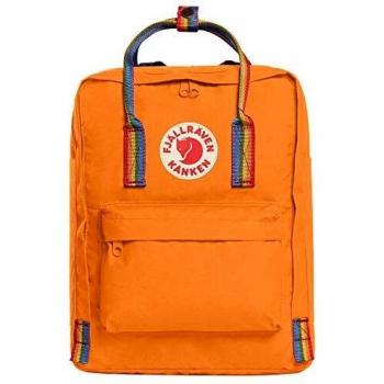 Fjallraven F23620-212-907 Kånken Rainbow Burnt Orange-Rainbow Pattern OneSize