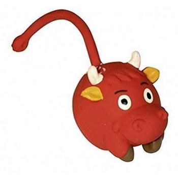 Kerbl Bull de Carreras, Juguete de Látex para Perros - 9 cm
