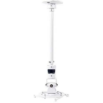 Duronic pb08xl soporte para proyector de techo y pared universal y articulado z palo extensible carga max 10 kg color blanco cine en casa