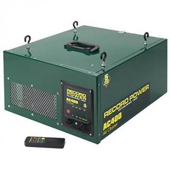 Record Power AC400 2 Stage Air Filter with Remote 3 Speeds and Time Delay