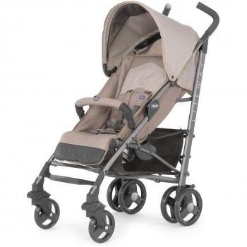 Chicco Lite Way2 - Silla de paseo ligera y compacta, 7,5 kg, color beige