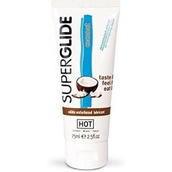 Hot superglide lubricante comestible coco