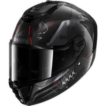 Shark Casco Integral Spartan RS Xbot Carbono-Antracita Negro Gris Rojo (L)