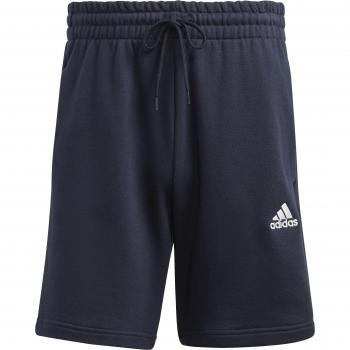 Adidas Men's Essentials French Terry 3-Stripes Shorts, Legend Ink, Size 3XL