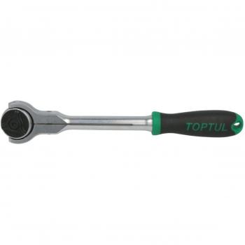TOPTUL CJLN1224 Chicharra reversible 3/8 con 72 dientes y longitud de 240mm