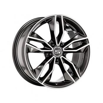 Llanta MSW 71 7.5x17 ET35 5x100 Gris Oscuro Brillante Pulido