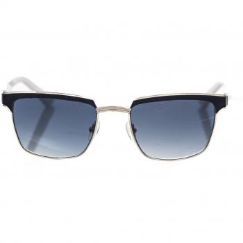 Frankie Morello Black Metallic Fibre Sunglasses, Male, Black, Size: ONE SIZE