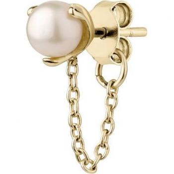 Ear Candy - Piercing Elena de plata bañado en oro 18k