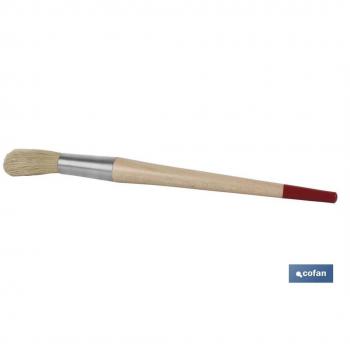 Pincel Profesional Redondo Nº 24 para Detalles Precisos (Pack: 1)