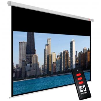 Pantalla de proyección eléctrica AVTek Cinema Electric 240, 16:9, 240 x 200 cm, superficie blanca mate