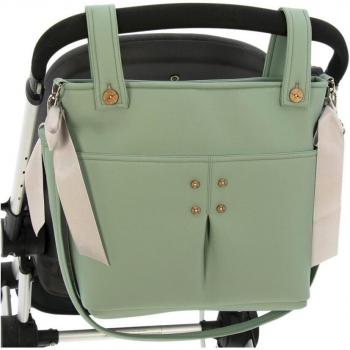 Bolso talega para silla de paseo Rosy Fuentes - práctico y funcional, diseño moderno, fabricado en materiales resistentes, múltiples compartimentos, fácil de acoplar a la silla de paseo, incluye correas ajustables y cierre seguro
