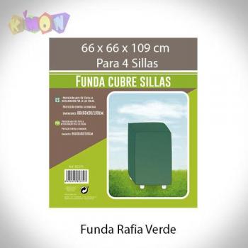 Protector de Sillas para Jardín Gerimport - Funda para 4 Sillas