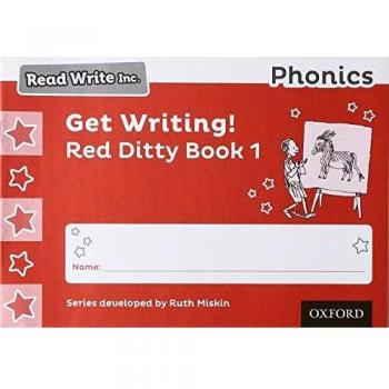 Read Write Inc. - Phonics Get Writing! Red Ditty Book 1 Pack of 10