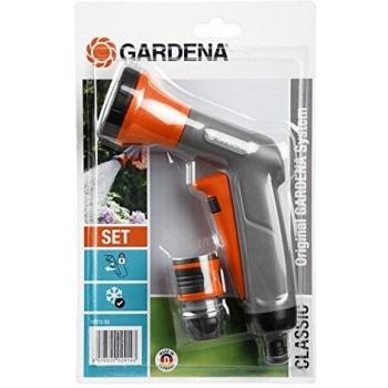 Set de Pistola de Riego Gardena Classic con Protección contra Heladas y Bloqueo Permanente