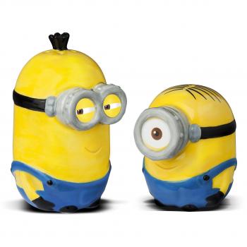 MINIONS Salero y pimentero, cerámica, 2 Piezas