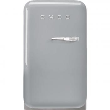 Smeg FAB5LSV5 Frigorífico de una puerta, Clase Energética D, Cíclico, Libre Instalación, 0.74m Altura, Apertura Izquierda, Color Plata