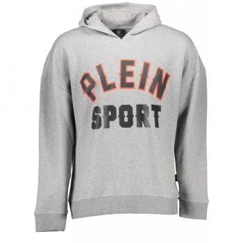 Plein Sport XL Gray Cotton Sweatshirt