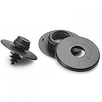 Sparco 03768PU Kit Fijación Alfombras, Set de 10, Gris